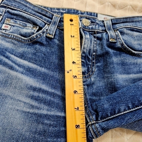 Adriano Goldschmeid AG-Ed Denim Prima Crop  Skinny Sz 25R $215 Retail - Picture 7 of 10